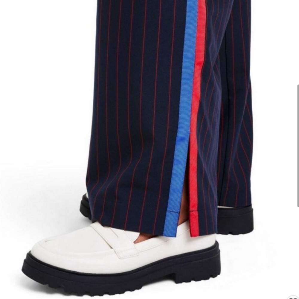 La Ligne Navy Striped Pants Size 2X NWOT - Picture 4 of 6